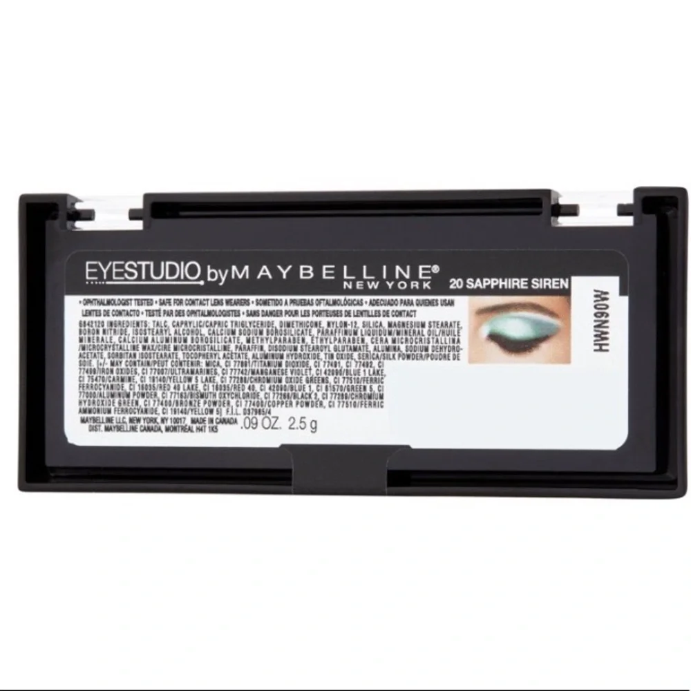 🔥5/$25🔥Maybelline Eyestudio Eyeshadow Quad - 20 Saphire Siren